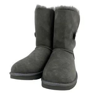 UGG Shoes Ugg Womens Bailey Button Ii Boots Grey Size Poshmark